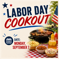 Labor Day Cookout – Save the Date!